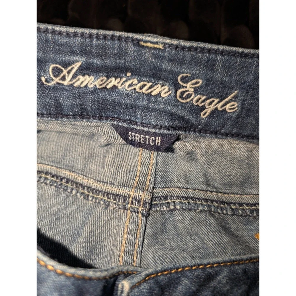 American Eagle Outfitters Women's Stretch Straight Leg Jeans Size 16 Long